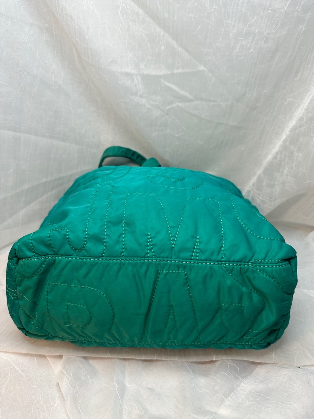 Marc by Marc Jacobs Teal Quilted Knot-Handle Tote - Picture 7 of 7